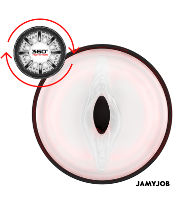 JAMYJOB - STORM MASTURBADOR VAGINA AUTOMÁTICO 10 MODOS ROTACIÓN Y EMPUJE