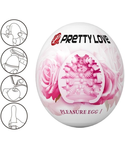 PRETTY LOVE - MASTURBADOR MASCULINO HUEVO ROSA