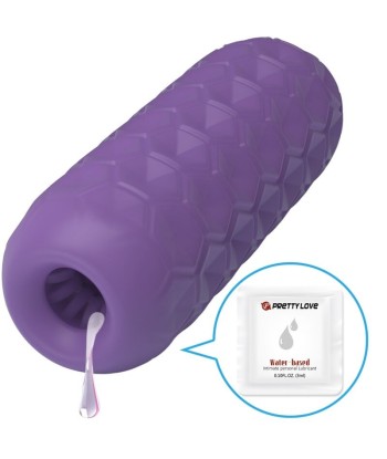 PRETTY LOVE - TWIN BALLS MASTURBADOR MASCULINO MORADO