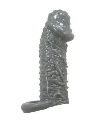 PRETTY LOVE - FUNDA REALÍSTICA ALARGADORA Y RETARDANTE PARA PENE MODELO 2 GRIS
