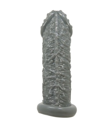 PRETTY LOVE - FUNDA REALÍSTICA ALARGADORA Y RETARDANTE PARA PENE MODELO 2 GRIS