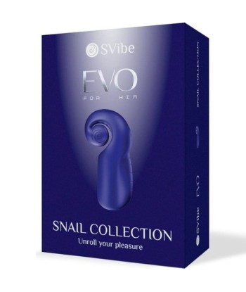SNAIL VIBE - EVO FOR HIM MASTURBADOR MASCULINO SLIDE NROLL AZUL OSCURO