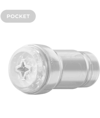 KIIROO - FEEL POCKET STROKER CRYSTAL BY KIIROO TRANSPARENTE