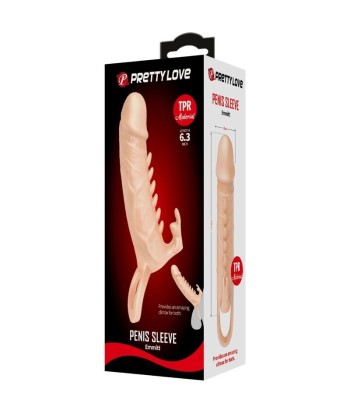 PRETTY LOVE - EMMIT FUNDA PARA PENE ESTIMULADOR DE CLÍTORIS NATURAL