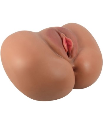 CRAZY BULL - LUNA TRASERO VIBRADOR CON VAGINA Y ANO REALÍSTICO CONTROL REMOTO