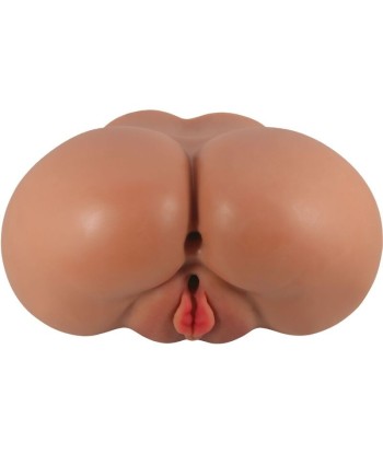 CRAZY BULL - LUNA TRASERO VIBRADOR CON VAGINA Y ANO REALÍSTICO CONTROL REMOTO