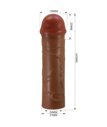 PRETTY LOVE - NILE FUNDA PARA PENE CON EXTENSIÓN DE 2.5 CM MULATO