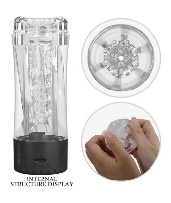 PRETTY LOVE - TAMARA MASTURBADOR MASCULINO VIBRADOR MULTIVELOCIDAD NEGRO