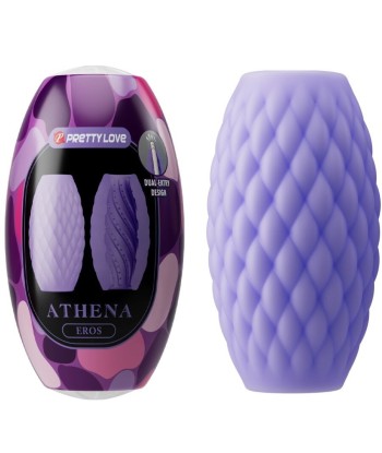 PRETTY LOVE - ATHENA EROS MASTURBADOR MASCULINO SILICONA MORADO