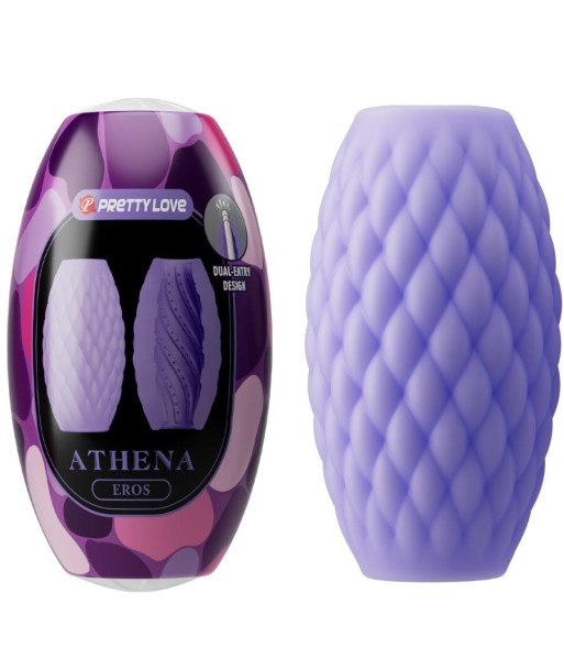 PRETTY LOVE - ATHENA EROS MASTURBADOR MASCULINO SILICONA MORADO