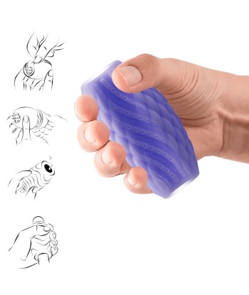 PRETTY LOVE - ATHENA EROS MASTURBADOR MASCULINO SILICONA MORADO