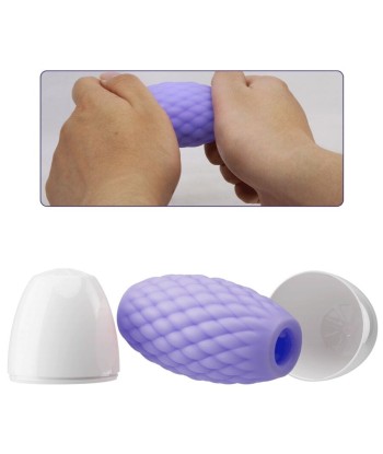 PRETTY LOVE - ATHENA EROS MASTURBADOR MASCULINO SILICONA MORADO