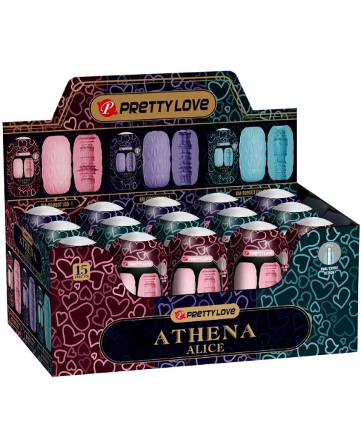 PRETTY LOVE - ATHENA ALICE PACK 15 MASTURBADORES MASCULINOS VARIOS