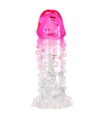 PRETTY LOVE - WILFORD FUNDA REALÍSTICA ALARGADORA CON RELIEVE PARA PENE ROSA