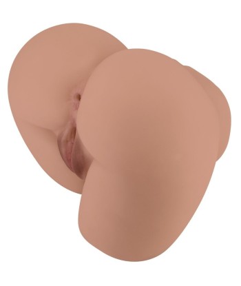 CRAZY BULL - BERNACE TRASERO VIBRADOR CON VAGINA Y ANO REALÍSTICO NATURAL CONTROL REMOTO