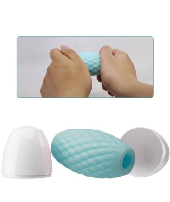 PRETTY LOVE - ATHENA EROS MASTURBADOR MASCULINO SILICONA CELESTE