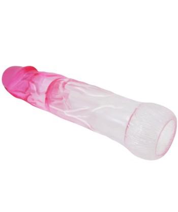 PRETTY LOVE - NERON FUNDA REALÍSTICA ALARGADORA DE 6 CM PARA PENE ROSA