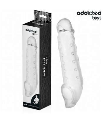 ADDICTED TOYS - FUNDA PARA EL PENE TRANSPARENTE TALLA S 23 CM