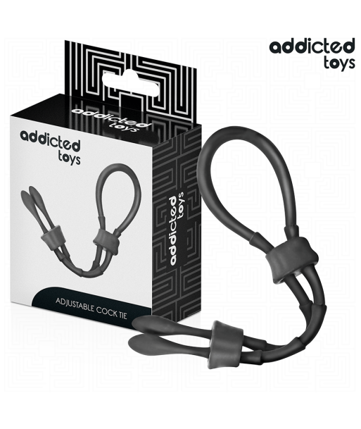 ADDICTED TOYS - CUERDA SILICONA AJUSTABLE PARA EL PENE