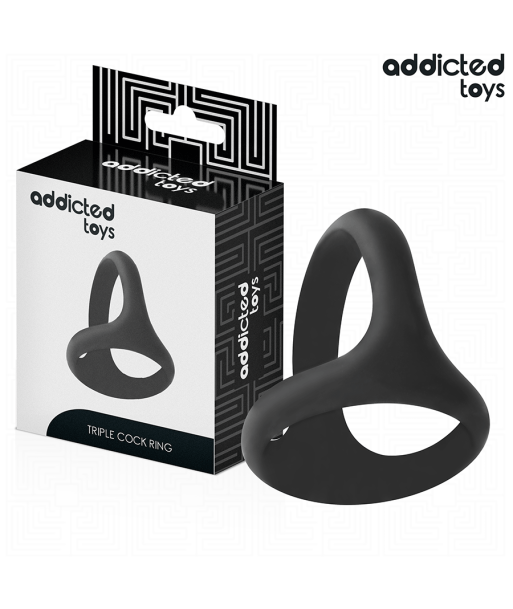 ADDICTED TOYS - ANILLO TRIPLE GRUESO PARA EL PENE