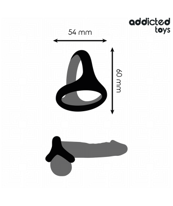 ADDICTED TOYS - ANILLO TRIPLE GRUESO PARA EL PENE