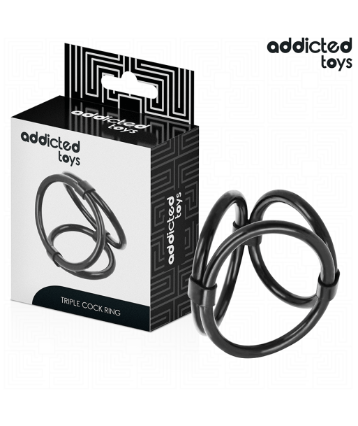ADDICTED TOYS - ANILLO TRIPLE PARA EL PENE