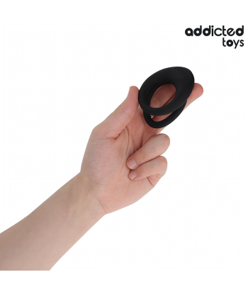 ADDICTED TOYS - ANILLO TEXTURIZADO DOBLE PARA EL PENE