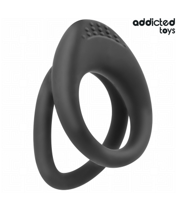 ADDICTED TOYS - ANILLO TEXTURIZADO DOBLE PARA EL PENE