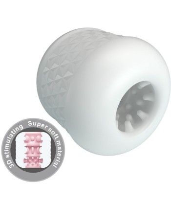 PRETTY LOVE - CRYSTLE MASTURBADOR MASCULINO BLANCO