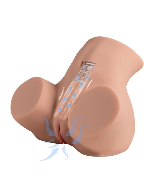 XISE - DANAE THRUSTING MASTUBADOR VAGINA REALÍSTICO CON VIBRACIÓN MULTIPOSICIÓN