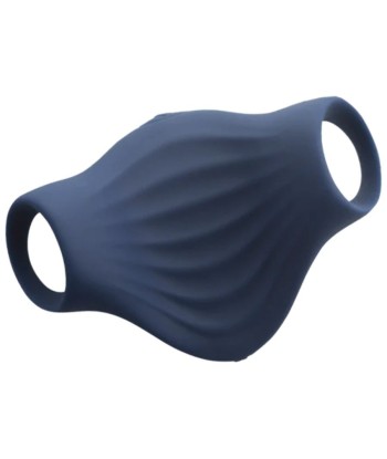 ROCKS- OFF - PALM MASTURBADOR VIBRADOR FLEXIBLE AZUL