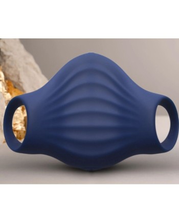 ROCKS- OFF - PALM MASTURBADOR VIBRADOR FLEXIBLE AZUL
