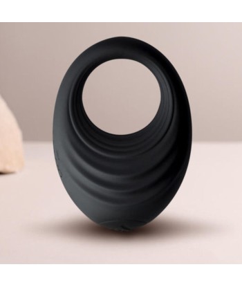 ROCKS- OFF - SPIRE ANILLO VIBRADOR PARA EL PENE NEGRO