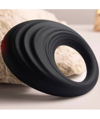 ROCKS- OFF - SPIRE ANILLO VIBRADOR PARA EL PENE NEGRO