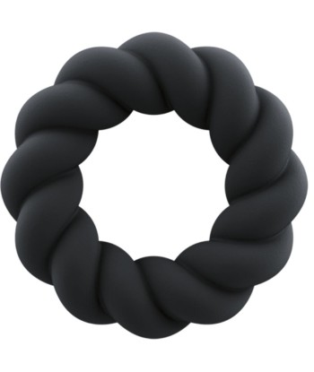 ROCKS- OFF - TWIST ANILLO MASTURBADOR SILICONA NEGRO
