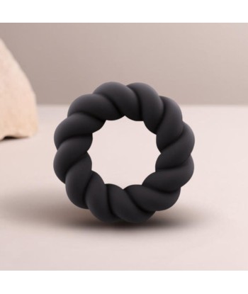 ROCKS- OFF - TWIST ANILLO MASTURBADOR SILICONA NEGRO