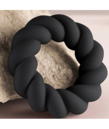 ROCKS- OFF - TWIST ANILLO MASTURBADOR SILICONA NEGRO