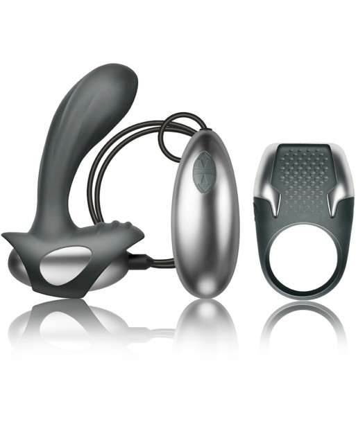 CLIMAXIMUM - EXCITE KIT ANILLO PARA PENE MASAJEADOR PRÓSTATA CON CABLE