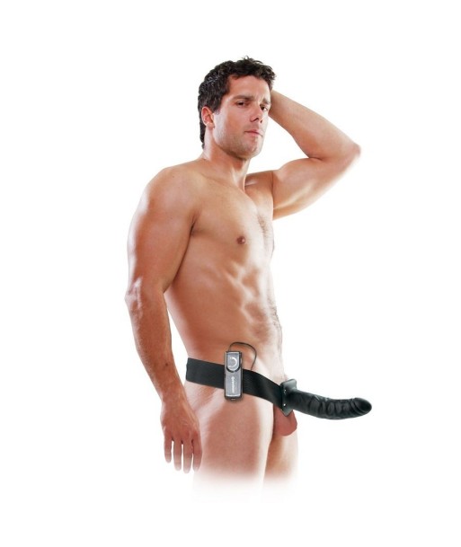 FETISH FANTASY SERIES - ARNÉS VIBRADOR HUECO 19 CM NEGRO FETISH FANTASY SERIES - ARNÉS VIBRADOR HUECO 19 CM NEGRO