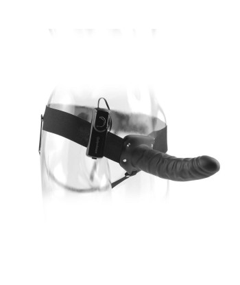 FETISH FANTASY SERIES - ARNÉS VIBRADOR HUECO 19 CM NEGRO