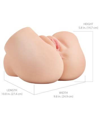 PDX ELITE - BACK THAT ASS UP MASTURBADOR VAGINA Y ANO REALÍSTICO CON VIBRACIÓN