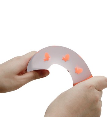 PRETTY LOVE - MAGICAL NIGHTFALL DILDO SIN VIBRACIÓN LUMINOSO NARANJA