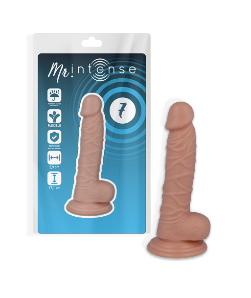 MR INTENSE - 7 PENE REALÍSTICO 17.1 CM -O- 2.9 CM