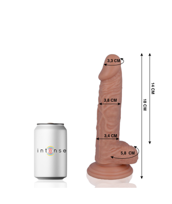 MR INTENSE - 11 PENE REALÍSTICO 18 CM -O- 3.8 CM