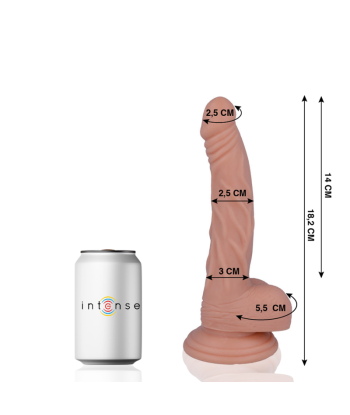 MR INTENSE - 12 PENE REALÍSTICO 18.2 CM -O- 2.5 CM