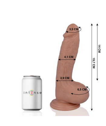 MR INTENSE - 17 PENE REALÍSTICO 19.7 CM -O- 4.1 CM