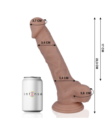 MR INTENSE - 28 PENE REALÍSTICO 22.3 CM -O- 3.4 CM