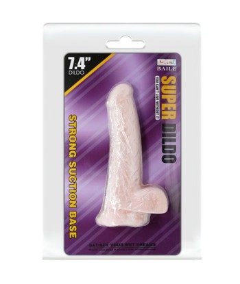 BAILE - SUPER DILDO REALÍSTICO NATURAL 18.8 CM