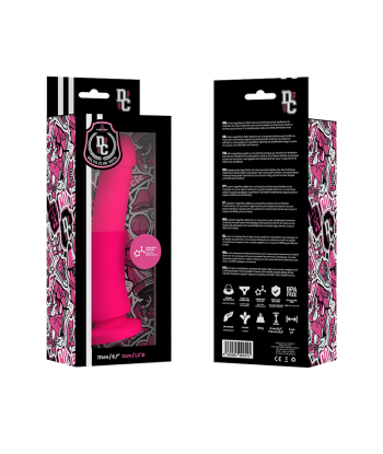 DELTA CLUB - DILDO REALISTA ROSA SILICONA MEDICA 17 CM -O- 3 CM