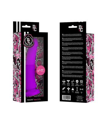 DELTA CLUB - DILDO REALISTA LILA SILICONA MEDICA 17 CM -O- 3 CM